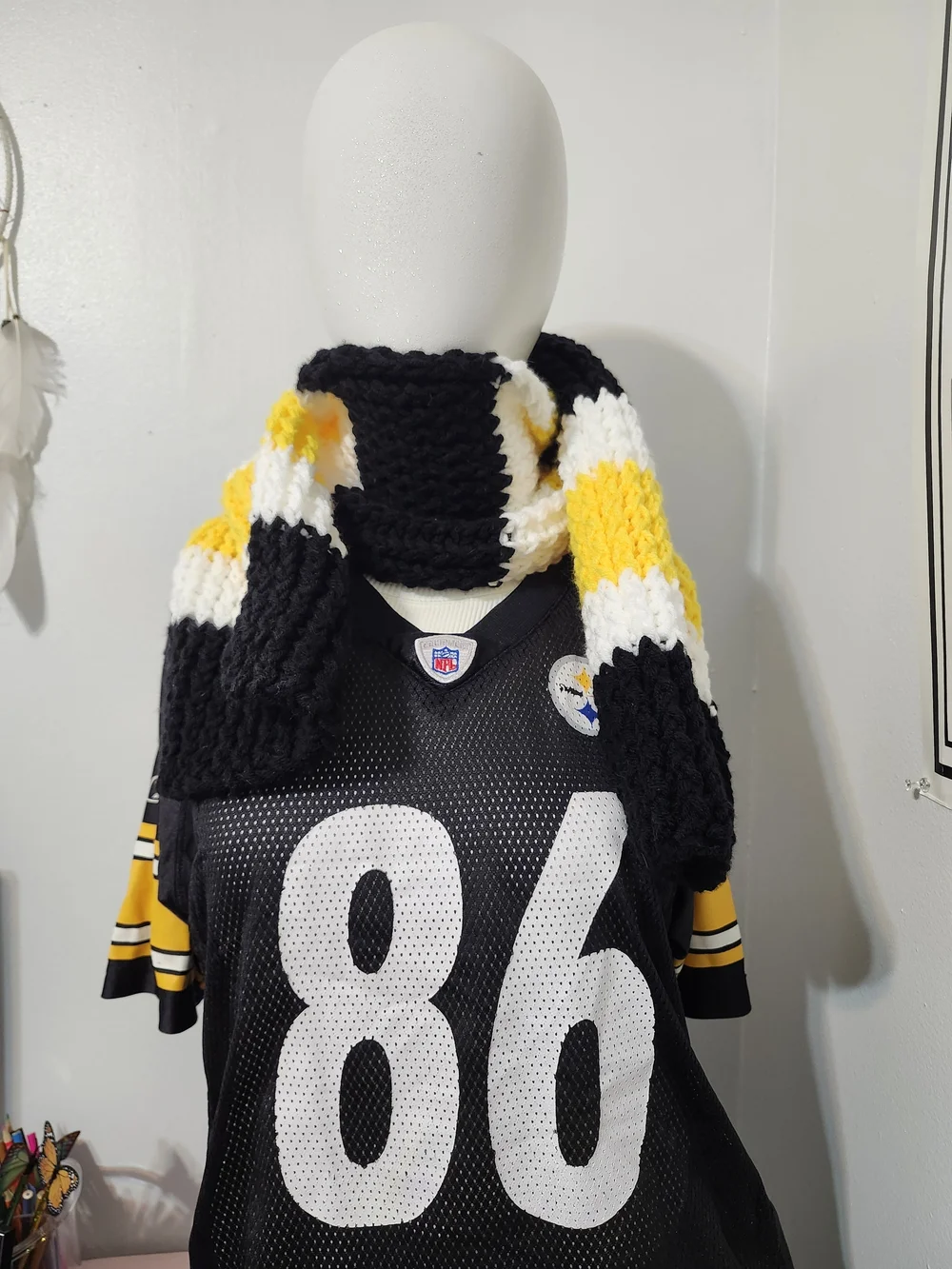 Hand Crafted Chunky Knit Scarf